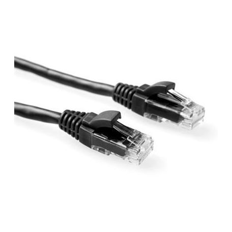 ACT CAT5e U-UTP Patch Cable 0,5m Black