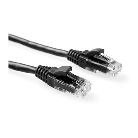 ACT CAT6 U-UTP Patch Cable 0,5m Black