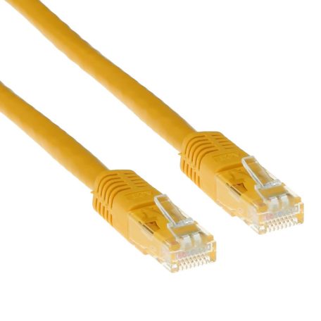 ACT CAT5e U-UTP Patch Cable 0,5m Yellow