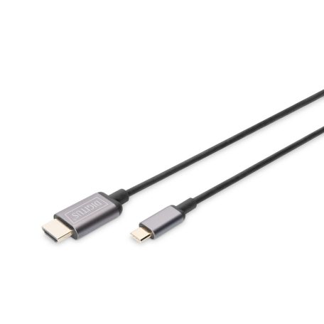 Digitus USB-C to HDMI male/male cable 1,8m Black