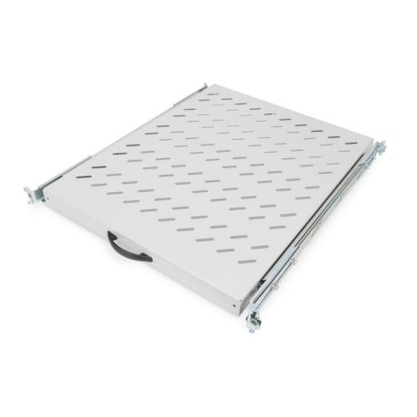 Digitus 1U extendible shelf for 800mm depth racks 40x484x568mm up to 25 kg Grey (RAL 7035)