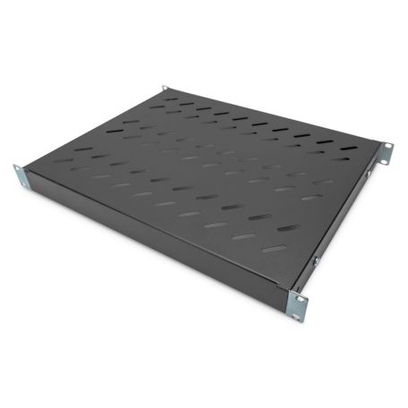 Digitus 1U fixed shelf for 600mm depth racks 44x482x350mm adjust. 350-550mm Depth Black