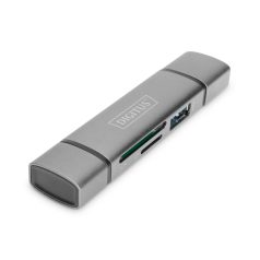 Digitus Combo Card Reader Hub Grey