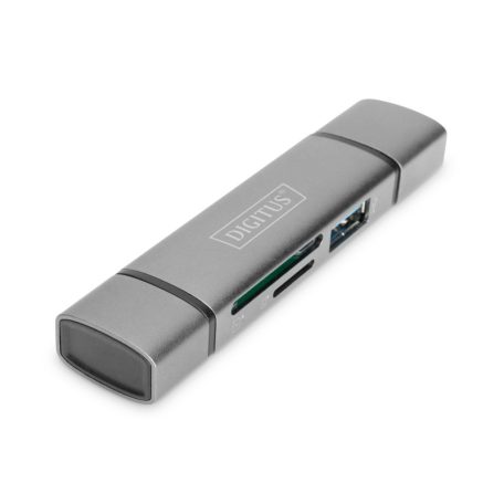 Digitus Combo Card Reader Hub Grey