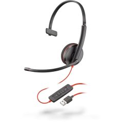 Poly Plantronics Blackwire C3210 Headset Black