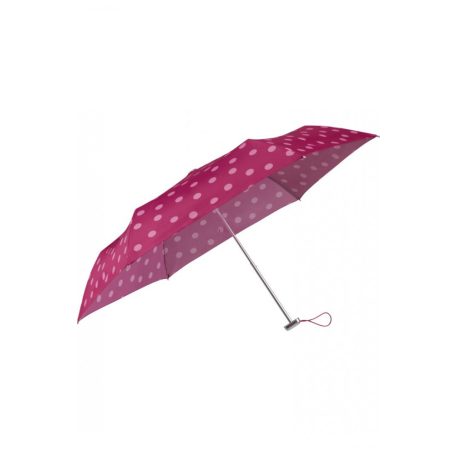 Samsonite Alu Drop S Umbrella Violet Pink Polka Dots