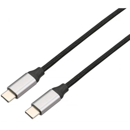 Avax USB-C to USB-C cable 1,5m Black/Grey