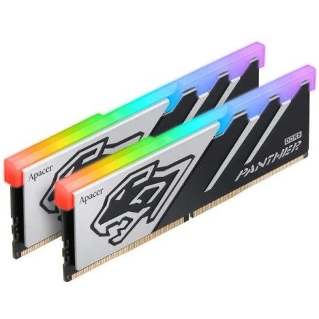 Apacer 32GB DDR5 6000Mhz Kit(2x16GB) Panther RGB Black/Silver