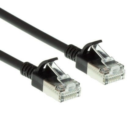 ACT CAT6A U-FTP Patch Cable 1,5m Black