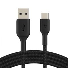 Belkin Braided USB-C to USB-A Cable 3m Black