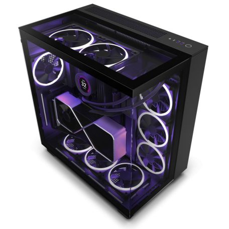 NZXT H9 Elite Tempered Glass Matte Black