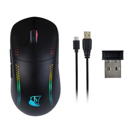 KONIX Drakkar Asgard Wireless Gaming Mouse Black