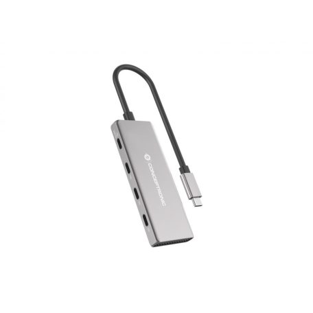 Conceptronic  HUBBIES16G 4-Port USB3.2 Gen 2 Hub Grey