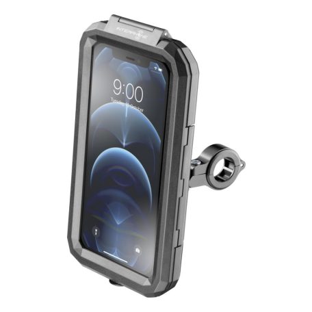 FIXED Universal holder for mobile phones Interphone Armor Pro with handlebar mount, for phones max. 6.5" black