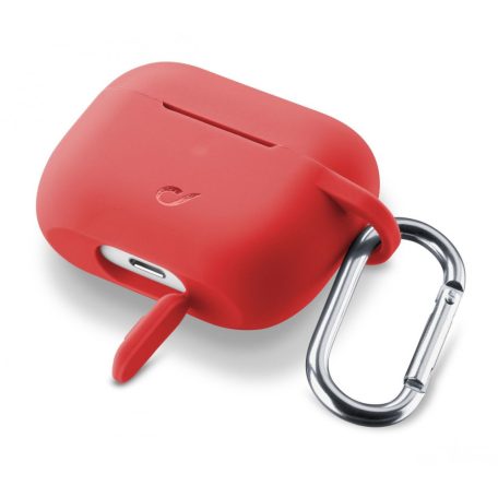 Cellularline Protective cover with carabiner Bounce for Apple AirPods Pro, red