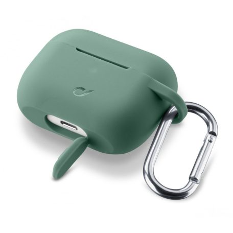 Cellularline Protective cover with carabiner Bounce for Apple AirPods Pro, green