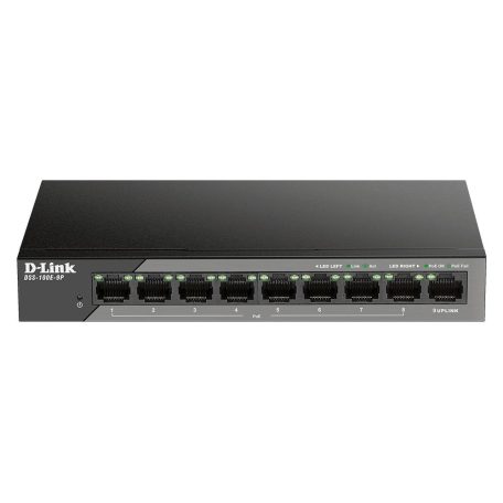 D-Link DSS-100E-9P 9-Port 10/100 PoE Unmanaged Surveillance Switch