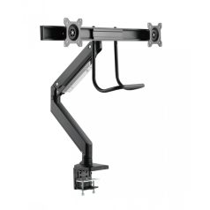   Gembird MA-DA2-04 Desk mounted adjustable monitor arm for 2 monitors 17"-32" Black