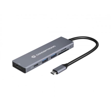 Conceptronic  DONN23G 6-in-1 USB 3.2 Gen 1 Docking Station