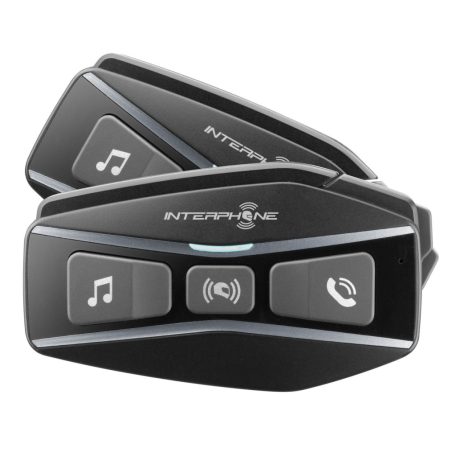 Interphone U-COM16 Bluetooth headset for closed and open helmets Twin Pack