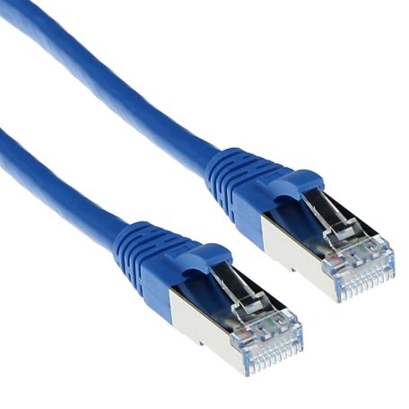 ACT CAT6A S-FTP Patch Cable 0,5m Blue