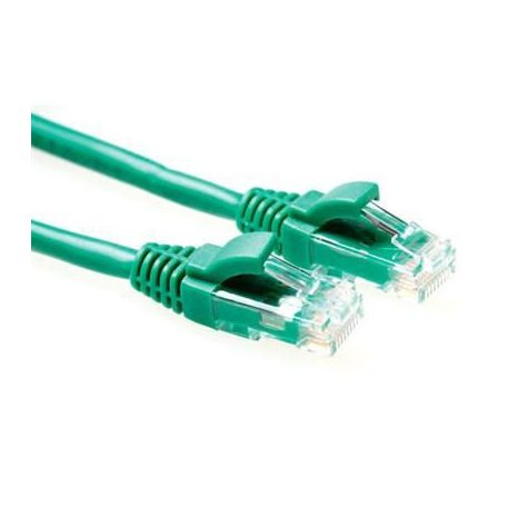 ACT CAT5e U-UTP Patch Cable 0,5m Green