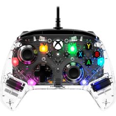 HP HyperX Clutch Wired Gaming RGB Xbox Gamepad Clear