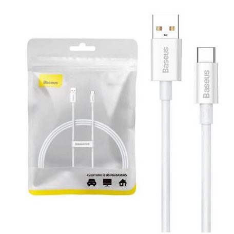 Baseus Superior USB-A USB-C Cable 1m White