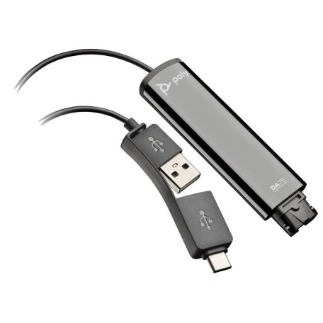 Poly Plantronics DA75 USB USB adapter kábel