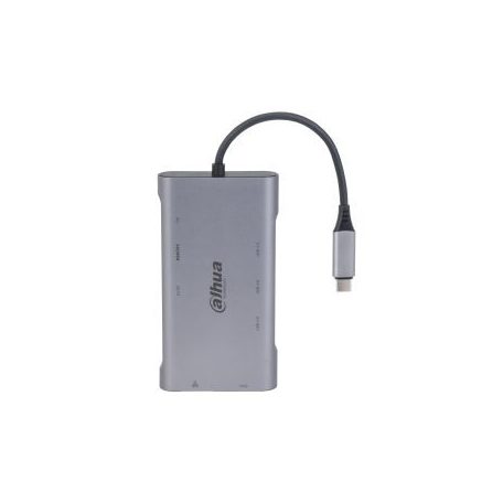 Dahua TC39 9 in 1 USB 3.1 Type-C to USB 3.0 + HDMI + RJ45 + VGA + SD/TF +PD Docking Station