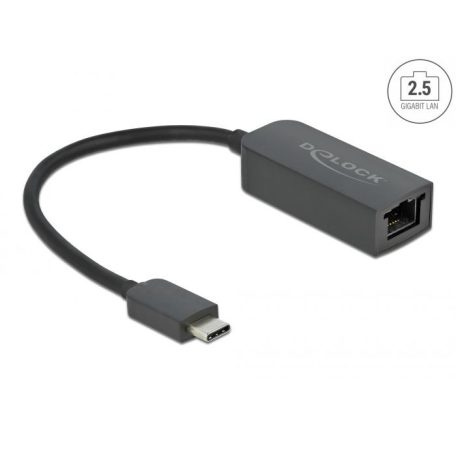 DeLock Delock USB Type-C adapter apa   2,5 Gigabit LAN kompakt