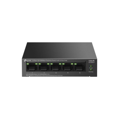 TP-Link LS105LP 5-Port 10/100Mbps Desktop Switch with 4-Port PoE