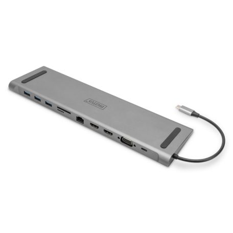 Digitus 11-Port USB-C Docking Station Grey