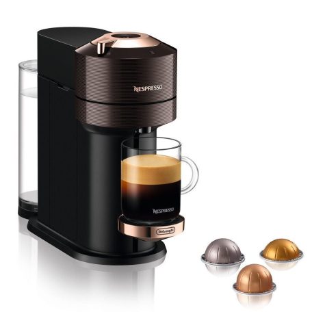 DeLonghi Nespresso Vertuo Next ENV120.BW Kapszulás Kávéfőző Black/Brown