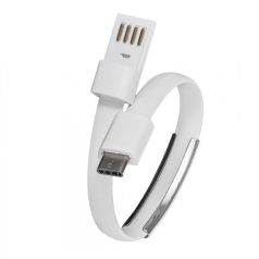 Akyga AK-USB-47 USB-A (m) / USB-C (m) magnetic 1m White