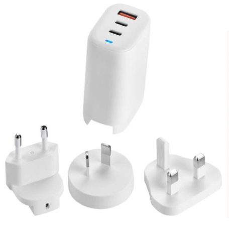 Acer 65W Three-Port Charger EU and UK plug White