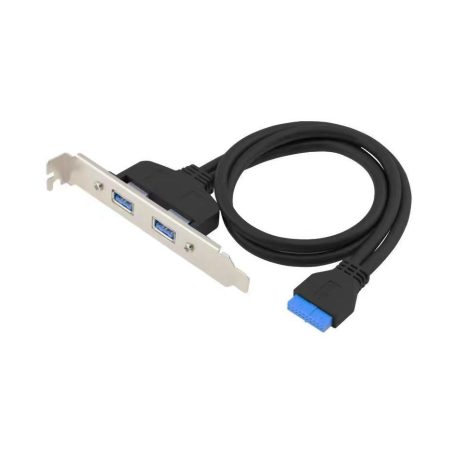 Conceptronic  EMRICK11B 19-Pin Female to Dual USB-A Female USB 3.0 Adapter USB 3.2 Gen 1 5Gbit/s