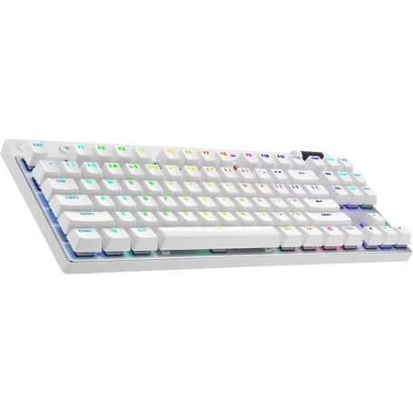 Logitech G Pro X TKL Gaming Keyboard GX Brown Tactile KDA White US