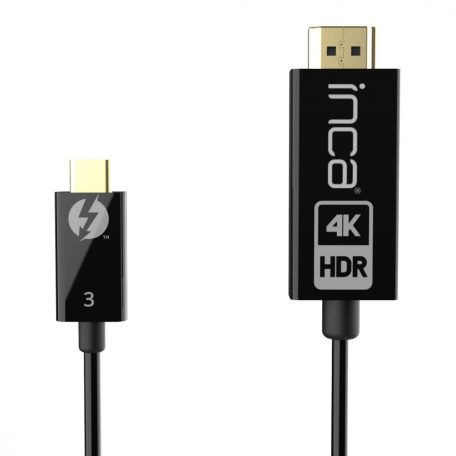 INCA ITCH-20 USB-C to HDMI 4K60Hz cable 1,8m Black