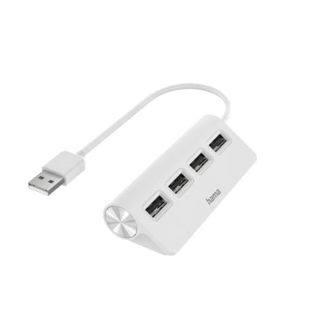 Hama 4-portos USB2.0 HUB White