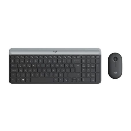 Logitech MK470 Slim Wireless Keyboard and Mouse Combo Graphite UK