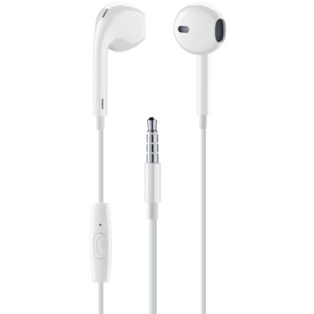 MUSICSOUND Wired Headphones White