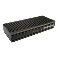 LC Power LC-M2-C-NVME-2X2 M.2 NVMe SSD Enclosure Black