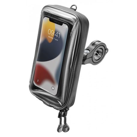 Interphone Master Universal Waterproof Cell Phone Case Handlebar Mount Black