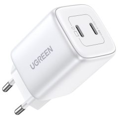 UGREEN Nexode 45W Dual USB-C PD Charger (25W+20W) White