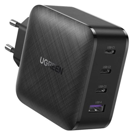 UGREEN USB-A+3xUSB-C 65W  GaN Tech Fast Wall Charger EU Black