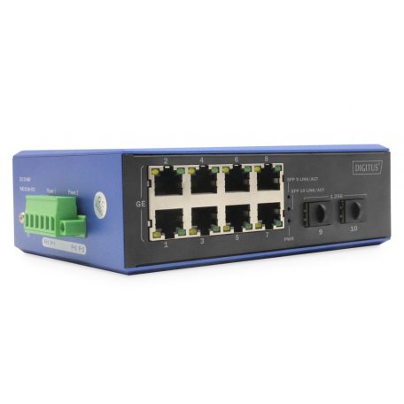 Digitus Industrial 8 +2-Port Gigabit Ethernet Switch