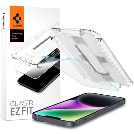 Spigen Glass tR EZ Fit HD open sensor 1 Pack for iPhone 14 Plus/13 Pro Max