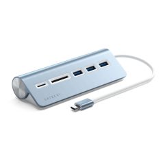 Satechi USB-C Combo Hub for Desktop Aluminium Blue