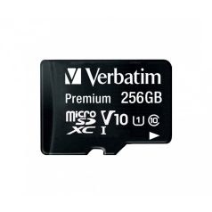 Verbatim 256GB microSDXC Premium U1 Class 10 + adapterrel